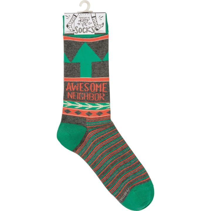 Awesome Neighbor Socks | Unisex Funny Gift Socks