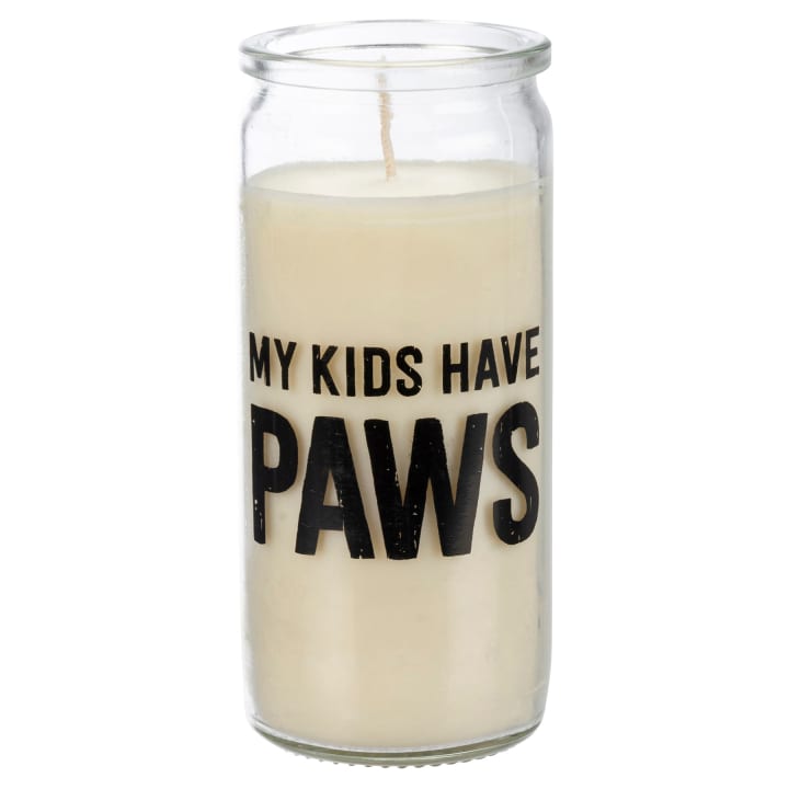 My Kids Have Paws Cat Mom Box Sign And Candle Giftable Set