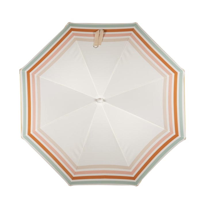 Summerland Beach Umbrella - Waikiki Stripes