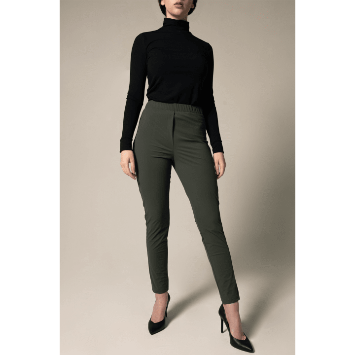 Olive Skinny Pants Women's Trousers