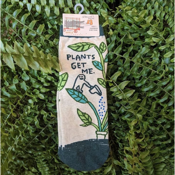 Plants Get Me Women's Ankle Socks | BlueQ at GetBullish