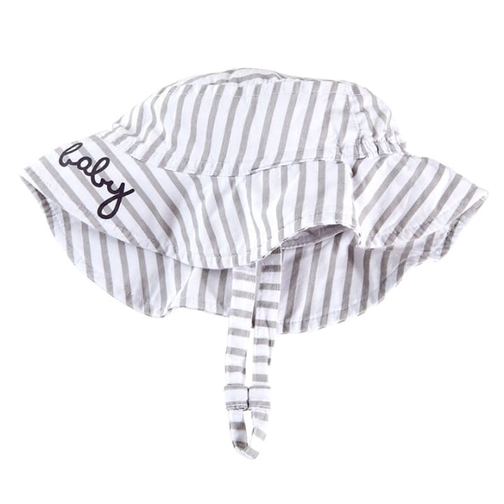 Oh Hey Baby Infant Striped Bucket Sun Hat | 6-12 Months | Baby Gift