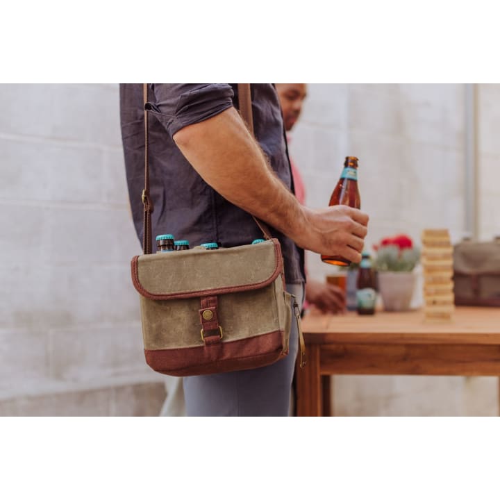 Beer Caddy Cooler Tote with Opener