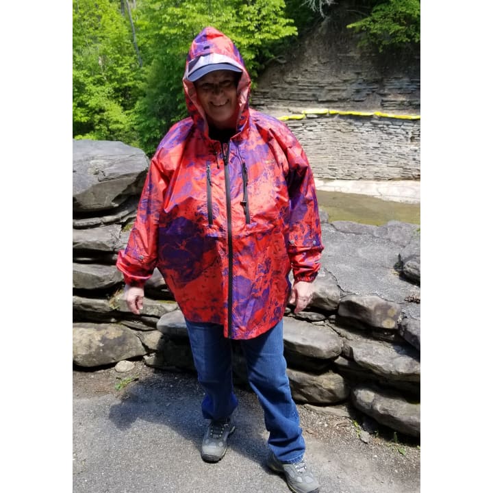 Brella 2015 Red Blue Unisex Rain Jacket