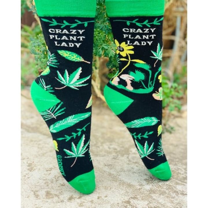 Crazy Plant Lady Women's Crew Socks