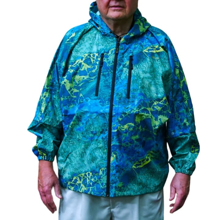 Brella 2015 Blue Yellow Unisex Rain Jacket