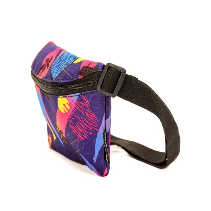 Pacific Ocean '80s Style Small Ultra Slim Fanny Pack