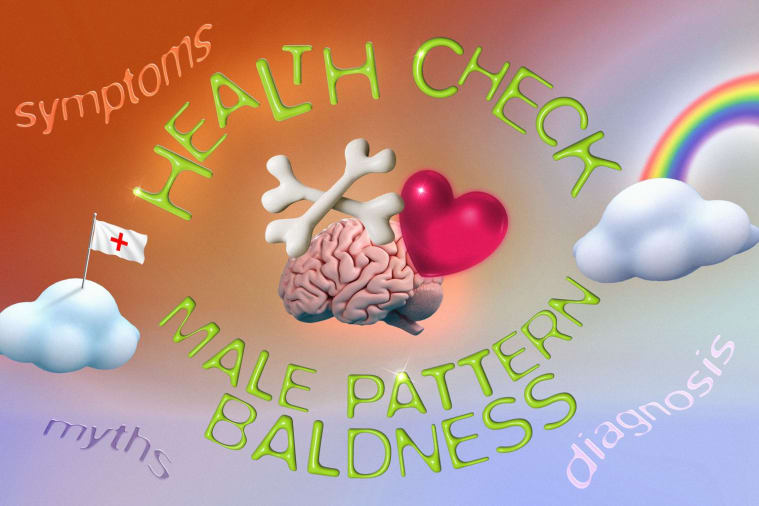 Image reads: Health Check: Male Pattern Baldness