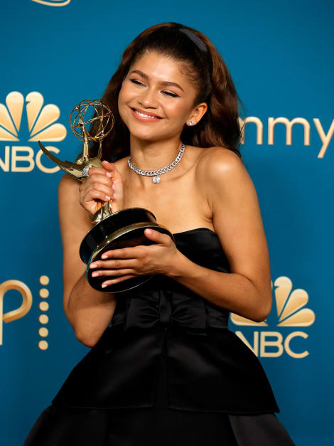 Zendaya makes Emmys history for the second year running