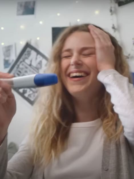 Revolutionary pregnancy test advert shows woman who doesn’t want to be pregnant