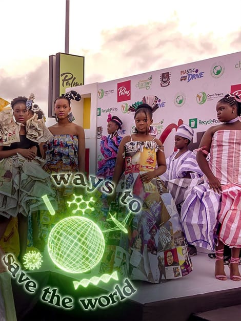 How trash becomes fashion at this Nigerian sustainability event