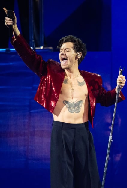 Harry Styles' Brits speech shoutouts read like a Mighty Hoopla lineup