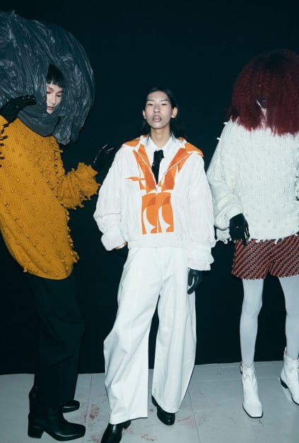 Harri’s AW23 presentation was an inflatable dance party