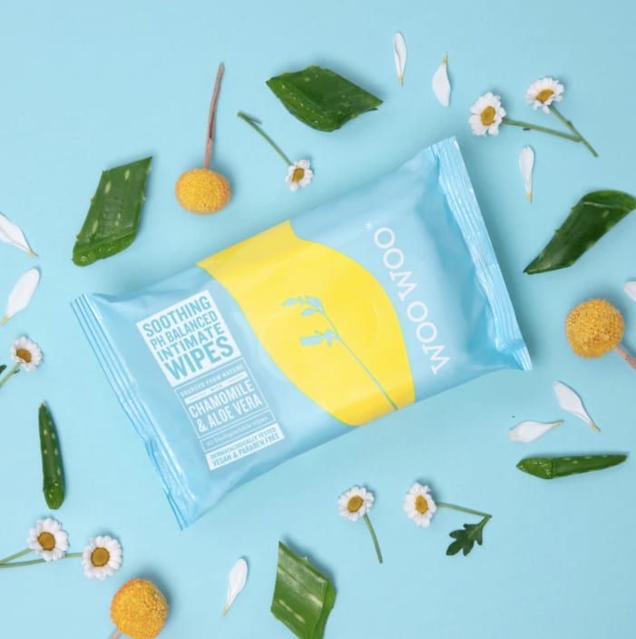 Soothing Chamomile and Aloe Intimate Wipes