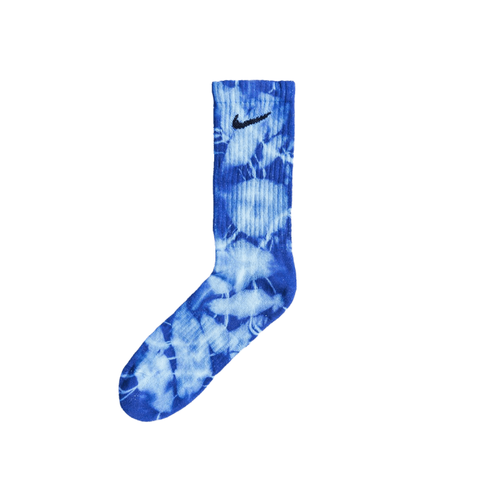 Custom Tie-Dye Socks, Ocean Blue