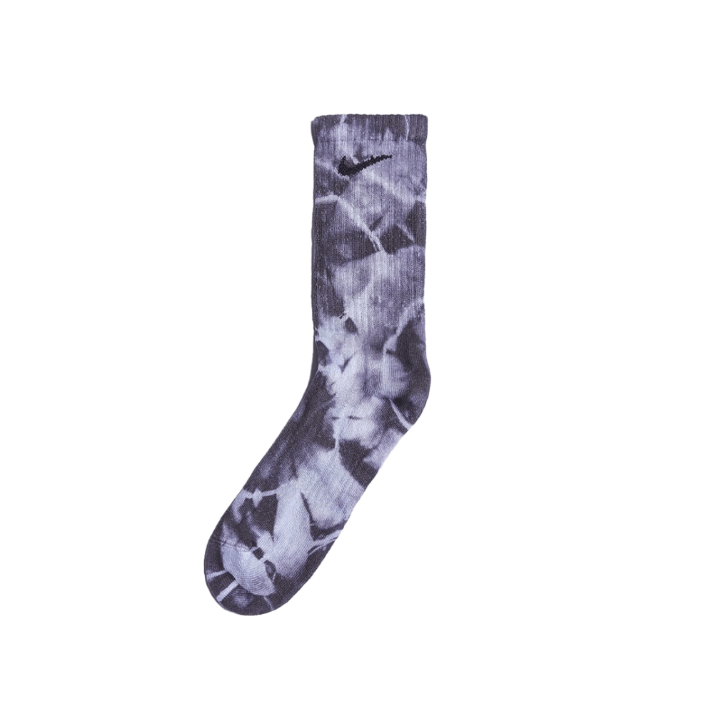 Custom Tie-Dye Socks - Midnight Black