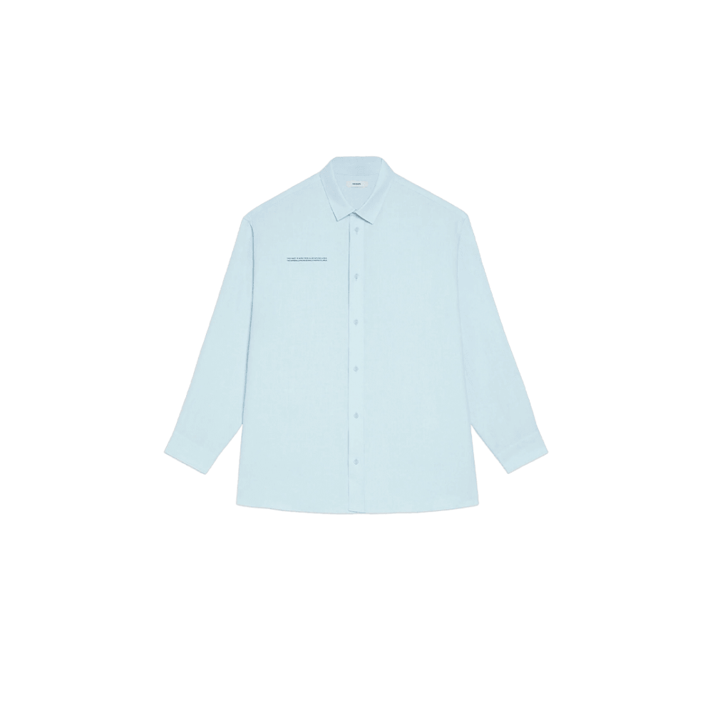 Aloe Linen Collared Long Sleeve Shirt