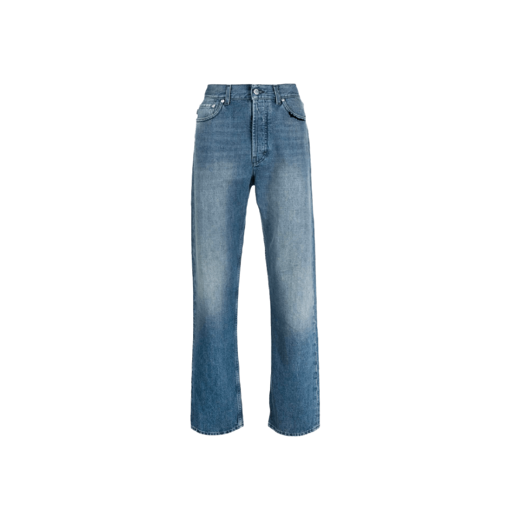 Regular-fit straight-leg jeans