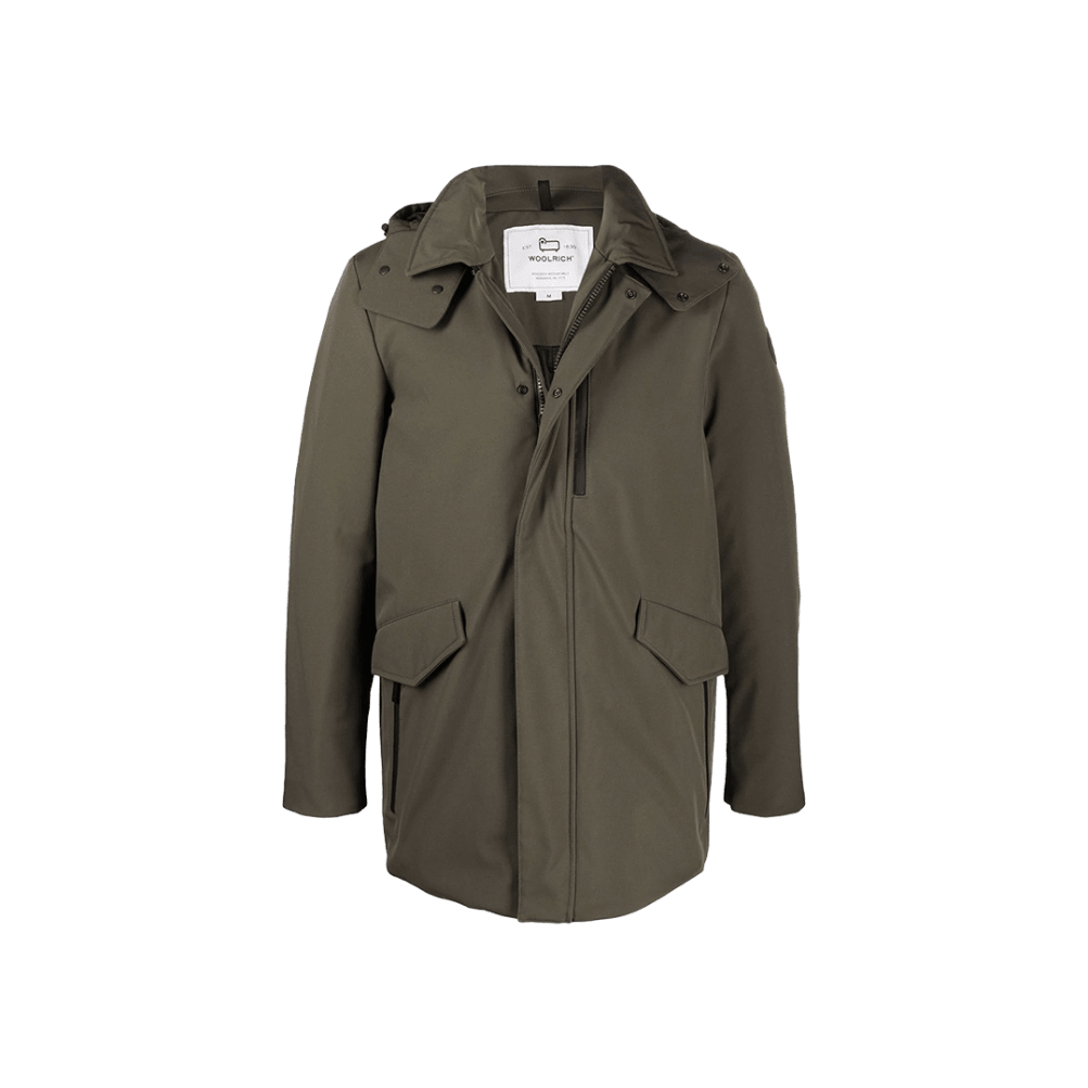 Hooded Mid-Length Coat