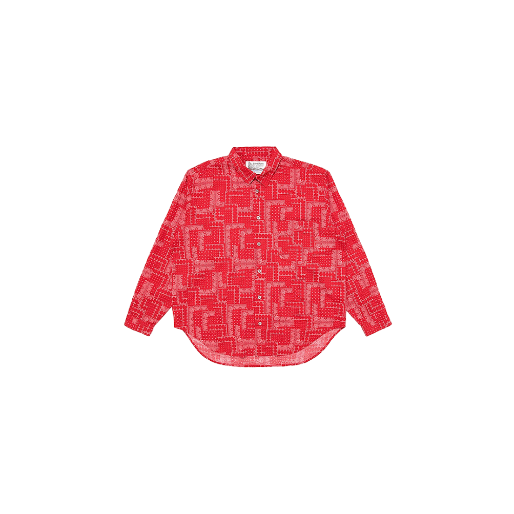 Paisley Easy Shirt Red