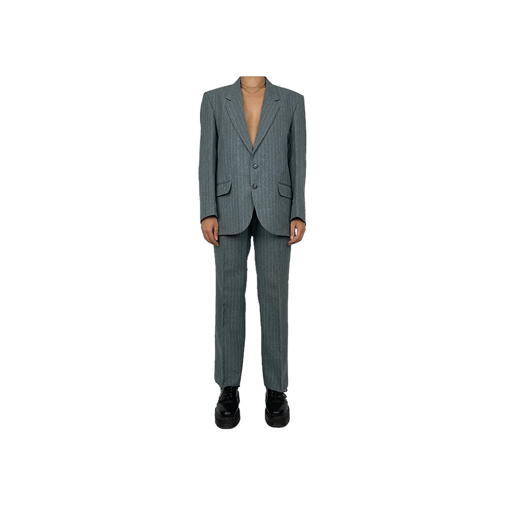 vintage british pinstripe suit