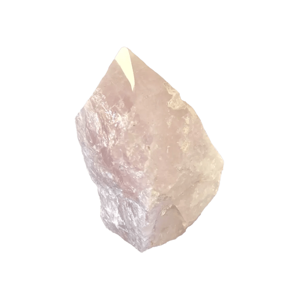 rose quartz - large crystal