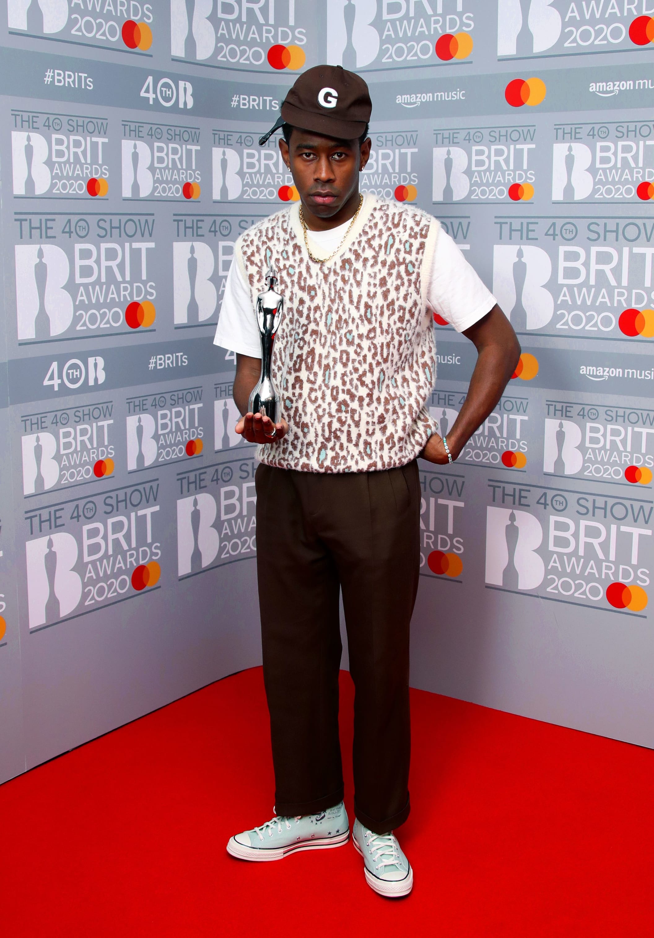 Tyler the Creator is seen on Gucci Front Row during Milan Menswear News  Photo - Getty Images