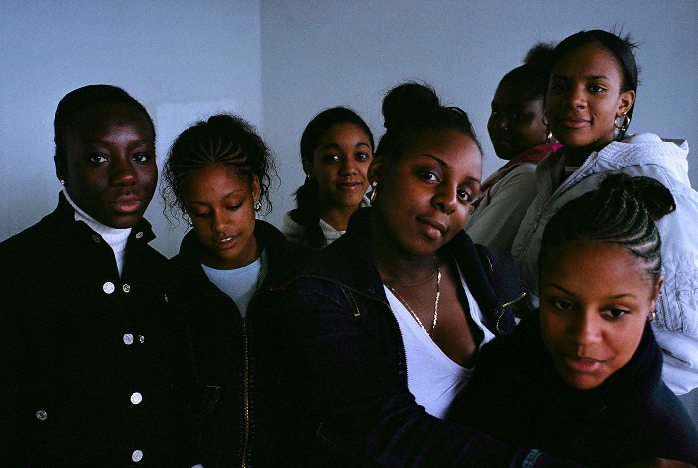Group of teen girls - Simon Wheatley 'Silverlink' 