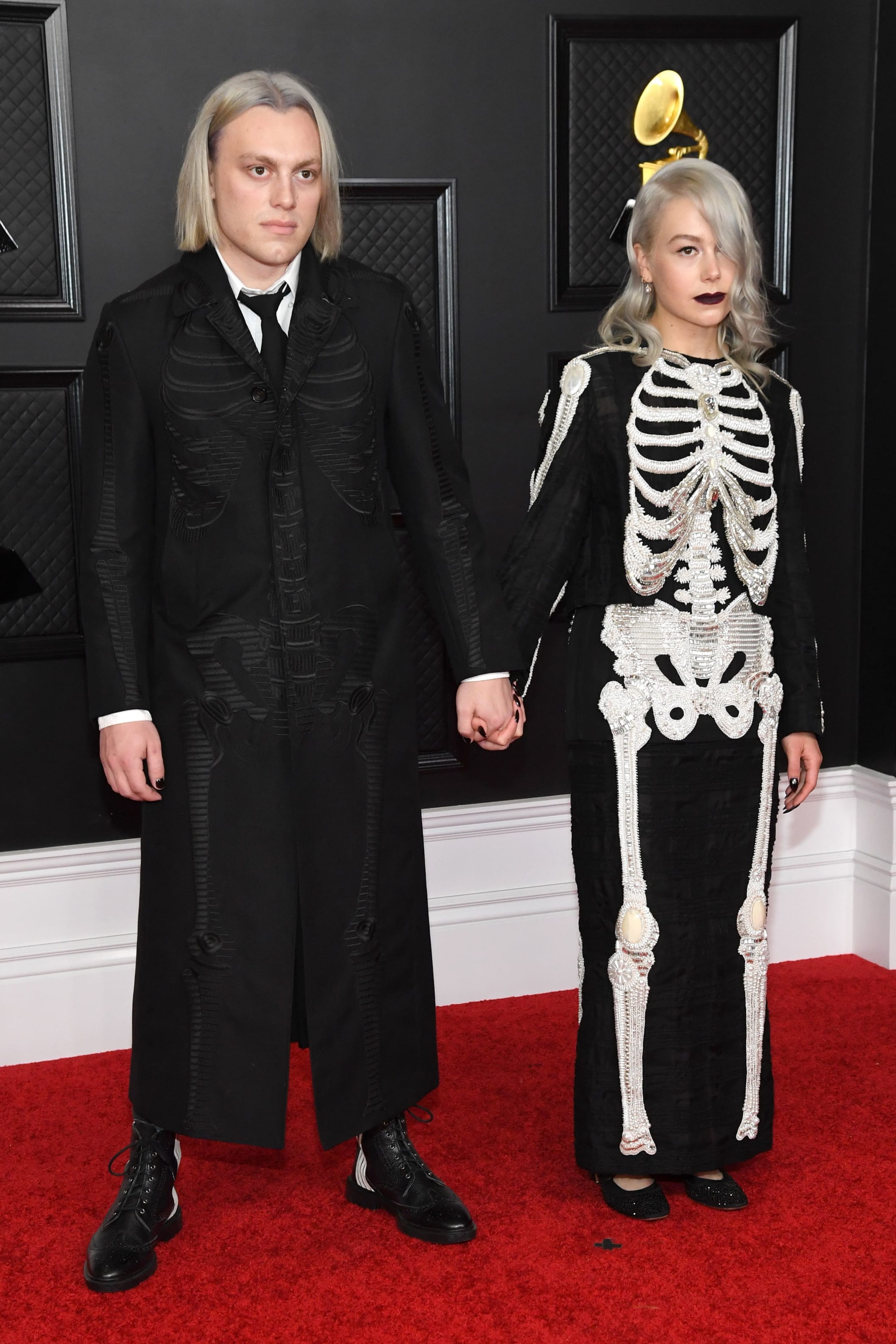 Phoebe Bridgers and her brother at the Grammys