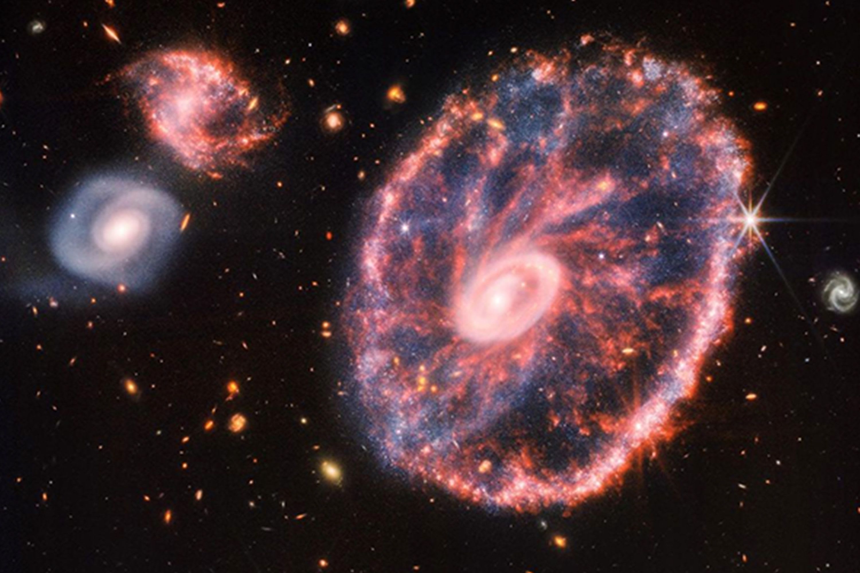 New images capture what happens when galaxies collide