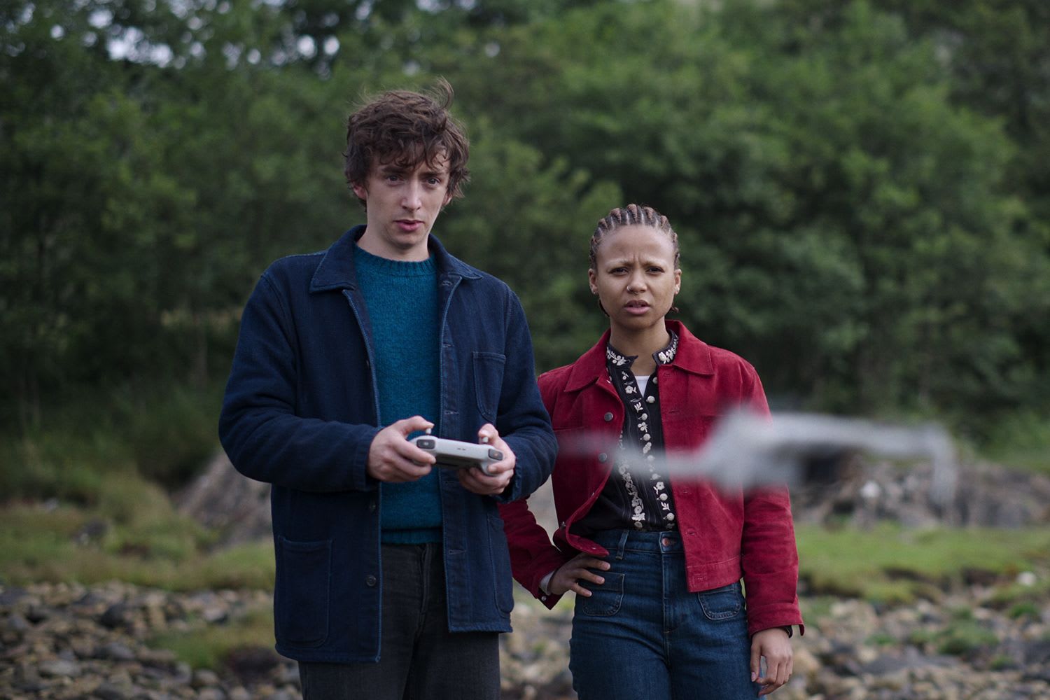 Black Mirror stars Myha’la Herrold and Sam Blenkin on season six, AI